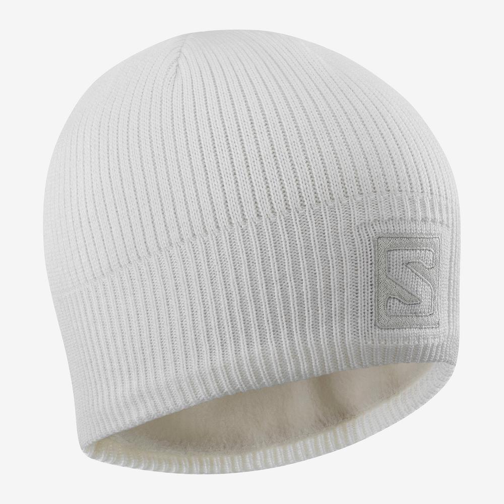 Salomon Israel LOGO - Mens Hats - White (OKUB-58249)